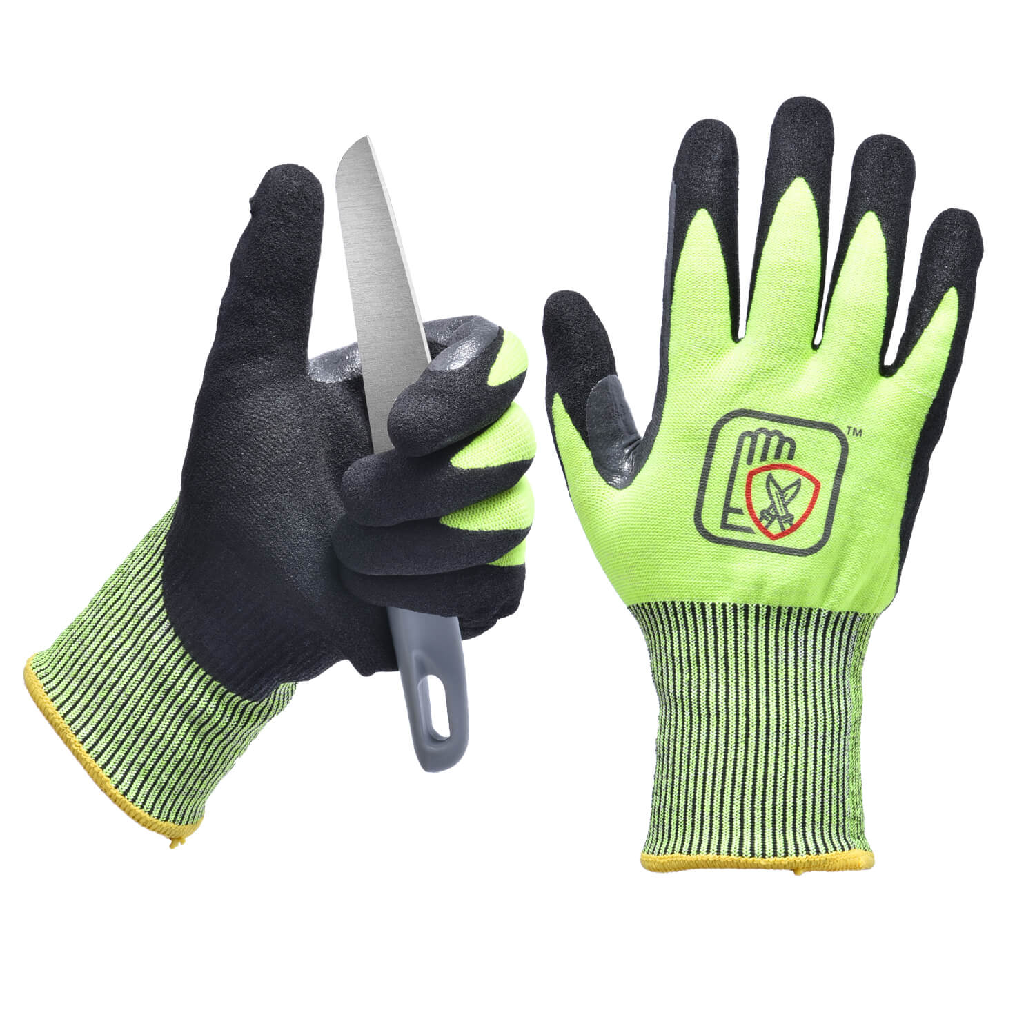SAFEYEAR Cut Resistant Gloves,Strengthen Between The Thumb & Index Level 5 Protection